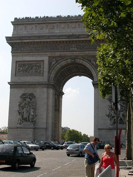 Dscn5192ParisArcDeTriomphe.jpg - Le Arc de Triomphe